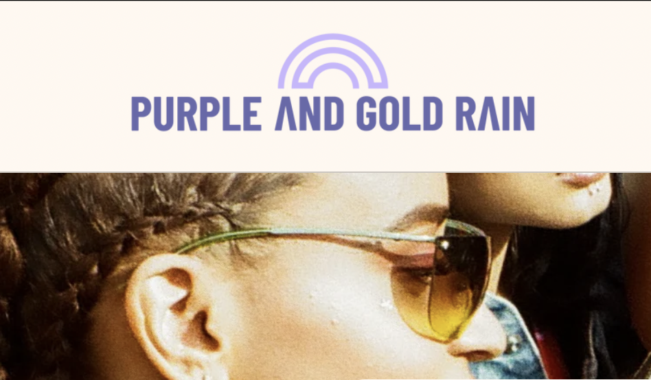 Purple & Gold Rain